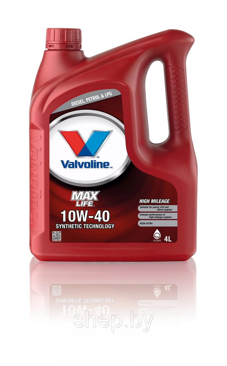 Моторное масло Valvoline MaxLife 10W-40 4L - фото 1 - id-p218045704