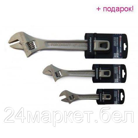 Ключ разводной Profi CRV 15"-375мм (захват 0-45мм), на пластиковом держателе FK-649375, фото 2