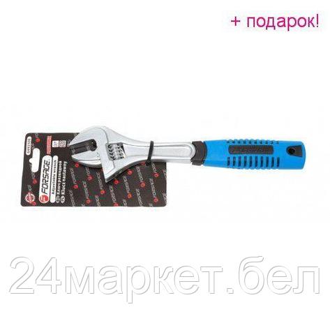 Ключ разводной с прорезиненной рукояткой 12"-300мм (захват 35мм), на блистере F-649300E, фото 2