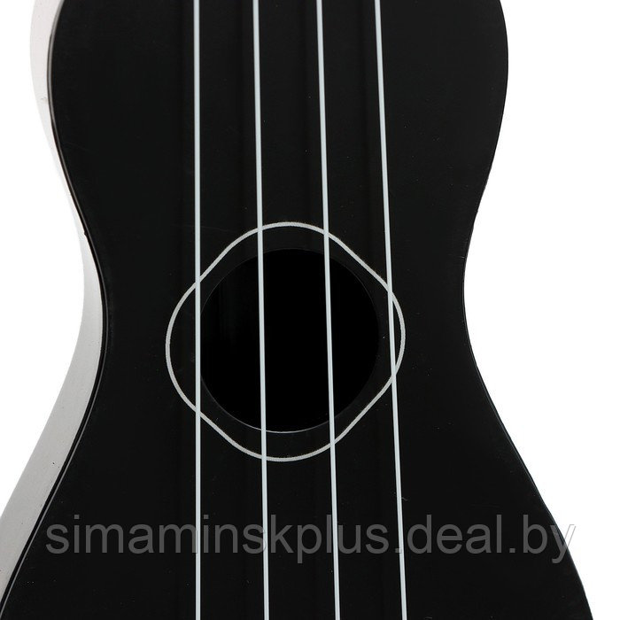 Игрушка музыкальная - гитара «Стиль», 4 струны, 38,5 см., цвет чёрный - фото 3 - id-p218047892