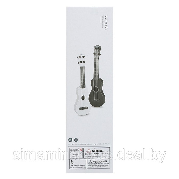 Игрушка музыкальная - гитара «Стиль», 4 струны, 38,5 см., цвет чёрный - фото 6 - id-p218047892