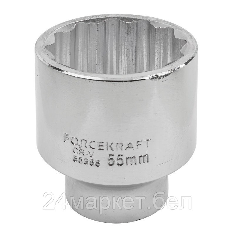 Головка 55мм 1" 12гр. FORCEKRAFT FK-58955 - фото 1 - id-p218048905