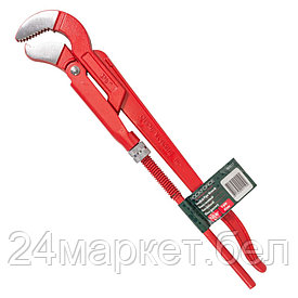 Ключ газовый 1.5" 45° (захват S-образный:85мм) Rock FORCE RF-684C17