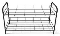 SHT-639-2 металл черный/черный SHEFFILTON Полка д/обуви