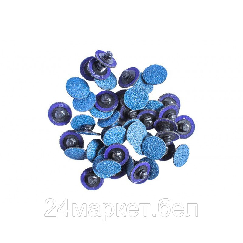 Круг абразивный шлифовальный 25мм (№80,синий)(к-т 50шт) Forsage F-BD180Z - фото 1 - id-p218049491