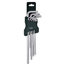 Набор ключей TORX Г-образных экстра длинных, 9пр. (Т10, Т15, Т20, Т25, Т27, Т30, Т40, Т45, Т50) в пластиковом, фото 2