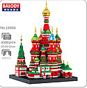 Конструктор 3D Собор Василия Блаженного Balody 16066, 4300 дет., Архитектура, фото 5