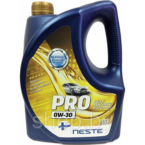 Моторное масло Neste Pro 0W30 4L - фото 1 - id-p218058423