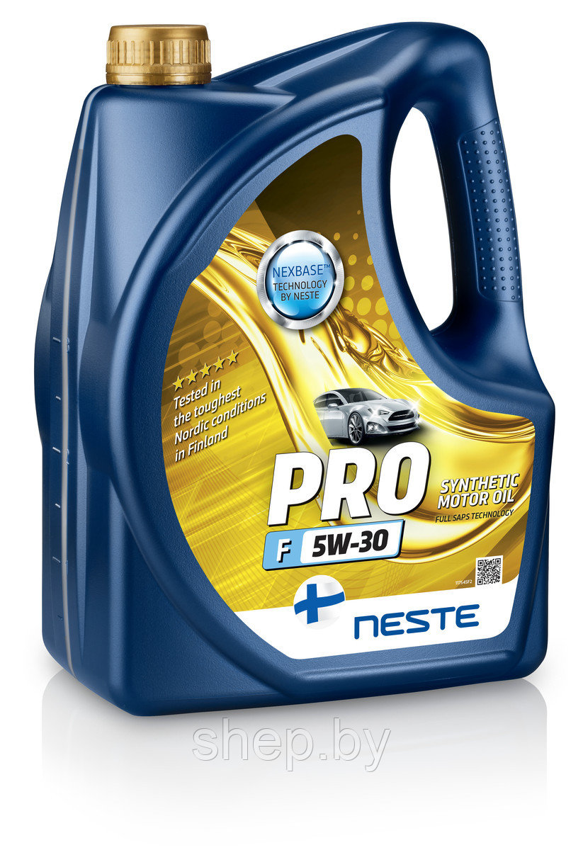 Моторное масло Neste Pro F 5W30 4L - фото 1 - id-p218058536