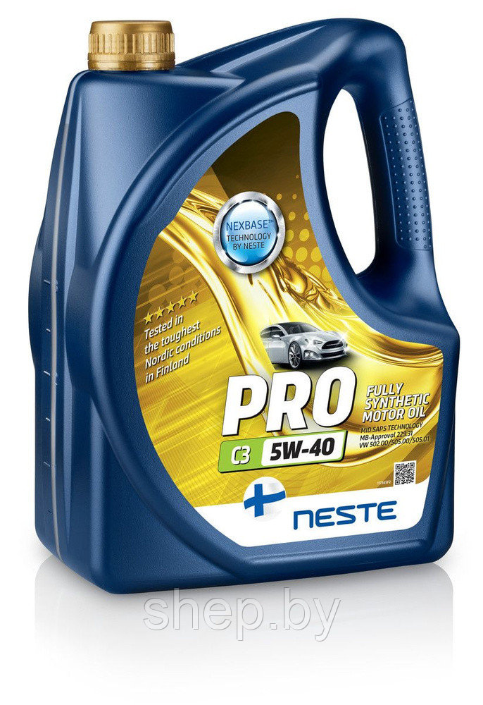 Моторное масло Neste Pro C3 5W40 4L