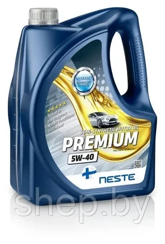 Моторное масло NESTE PREMIUM 5W-40 4L