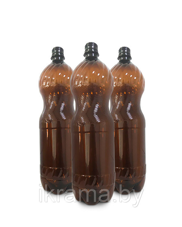 Бутылка пластиковая с пробкой 1,5 литра 10 шт - фото 1 - id-p218058717