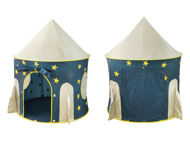 Домик- палатка игровая детская, Ракета, ARIZONE (Отличный подарок ребенку. Звезды светятся в темноте.) - фото 1 - id-p218059970