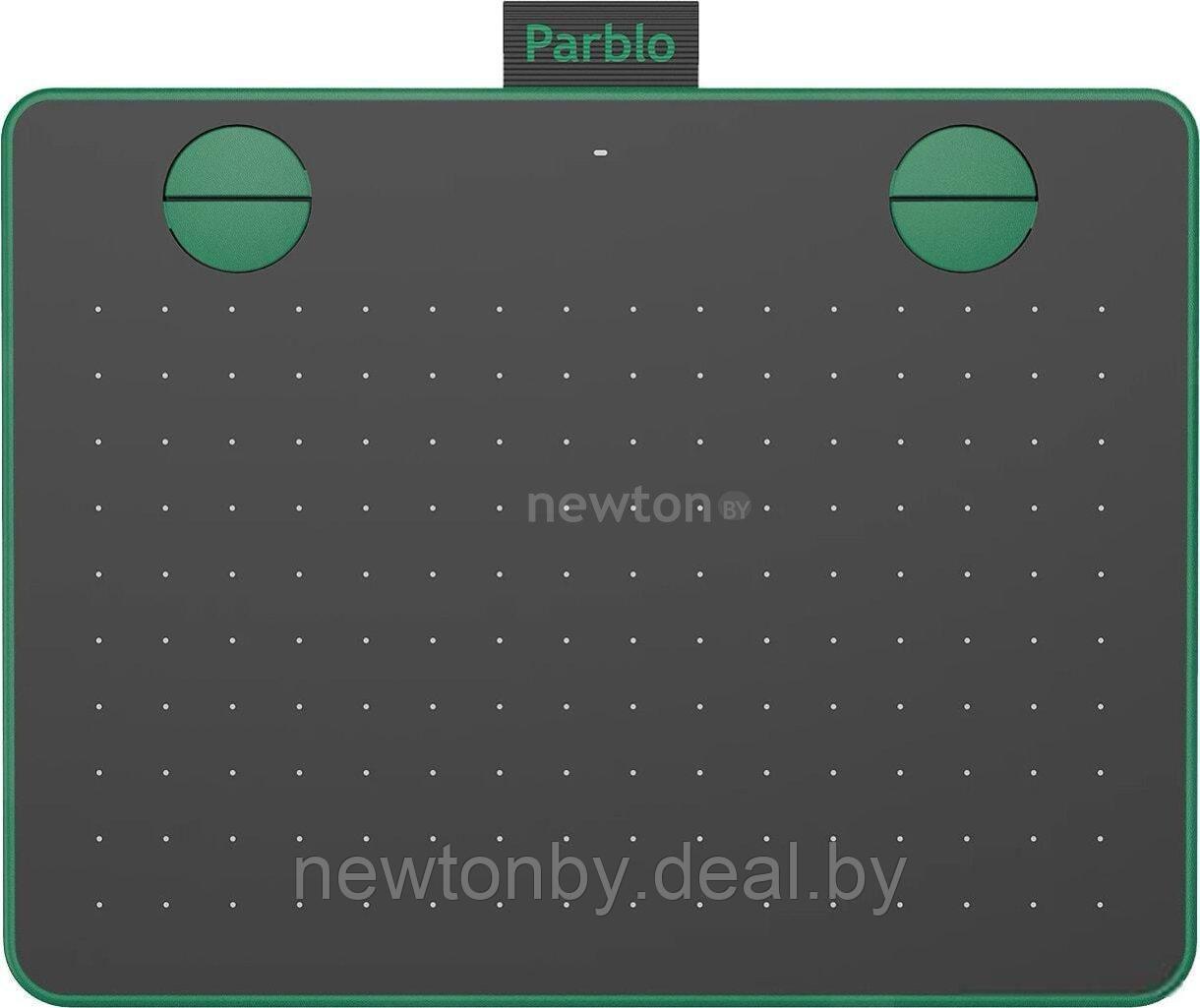 Графический планшет Parblo A640 V2 (зеленый) - фото 1 - id-p205265664