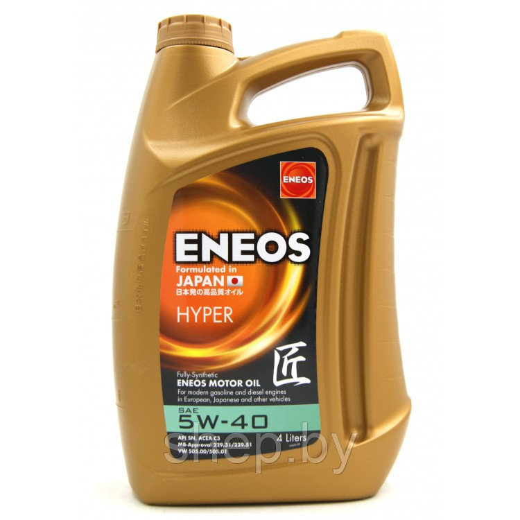 Моторное масло ENEOS Hyper 5W40 4L - фото 1 - id-p218060690