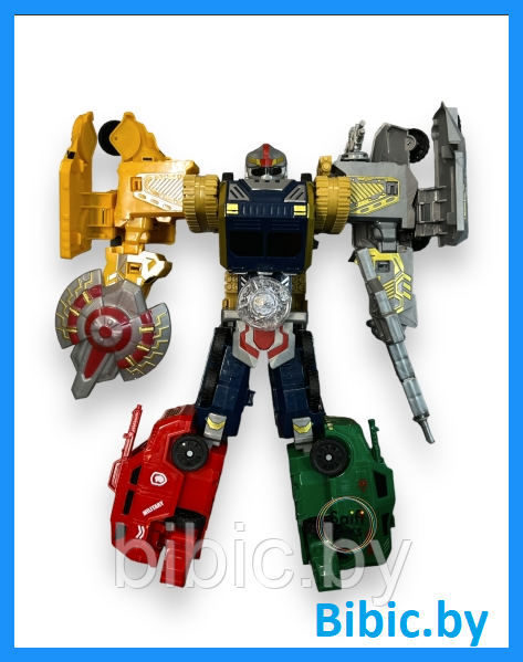 Робот трансформер с подвижными элементами 993-6C, машинка игрушка для мальчиков, различные цвета