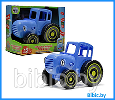 Детская интерактивная музыкальная игрушка Синий трактор PG1800 со звуком. Герои мультфильма "Едет трактор"