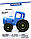 Детская интерактивная музыкальная игрушка Синий трактор PG1800 со звуком. Герои мультфильма "Едет трактор", фото 5