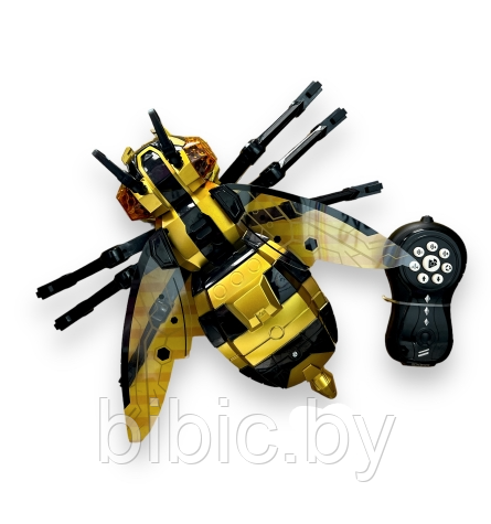 Детская радиоуправляемая интерактивная игрушка Пчела на пульте управления 128А-33, роботы игрушки для детей - фото 4 - id-p218060787
