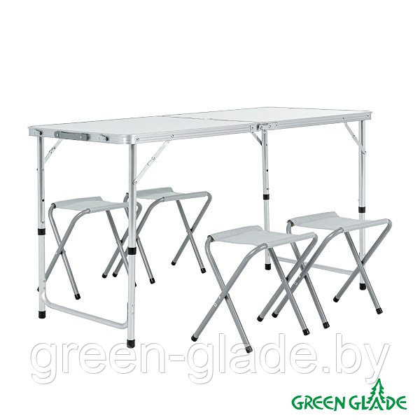 Набор мебели для пикника Green Glade M790-1 (мраморный белый) - фото 1 - id-p70776231