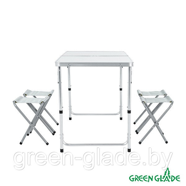 Набор мебели для пикника Green Glade M790-1 (мраморный белый) - фото 10 - id-p70776231