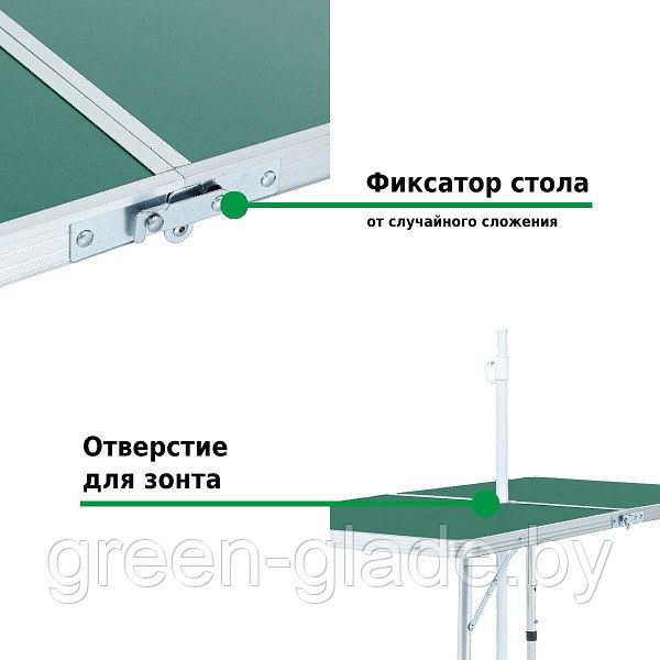 Набор мебели для пикника Green Glade M790-3 (зелёный) - фото 6 - id-p70776812