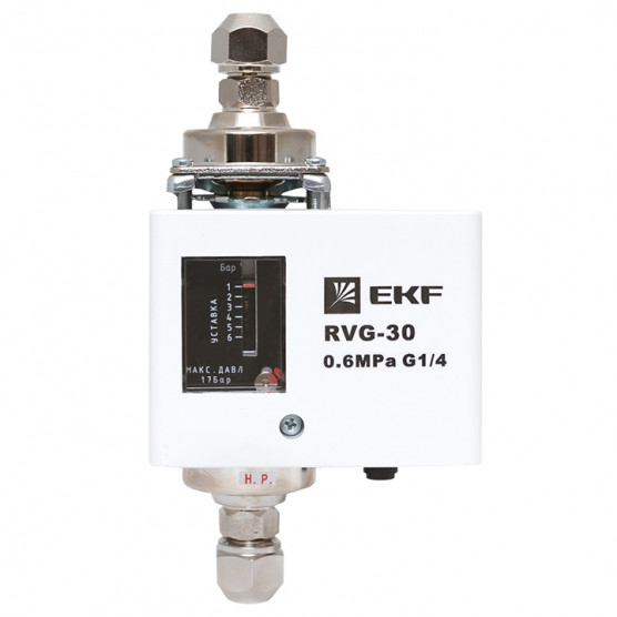 Реле перепада давления EKF RVG-30-0,6-4 (0,6 МПа) - фото 4 - id-p218060820