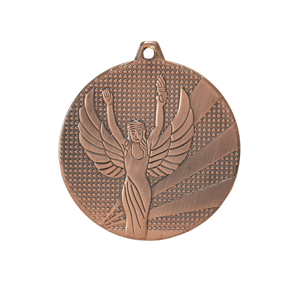Медаль "Ника" , 4 см , без ленты арт.407-1 Бронза