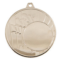 Медаль "Спорт" , 4.5 см , без ленты арт.453-1 Серебро