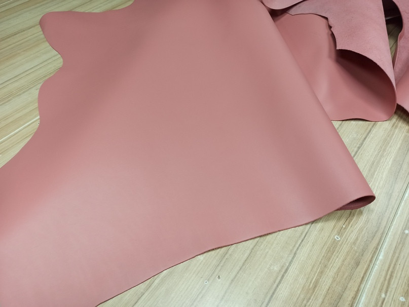 Натуральная кожа "Вителло" розовый 1.3-1.5 мм - фото 3 - id-p218061524