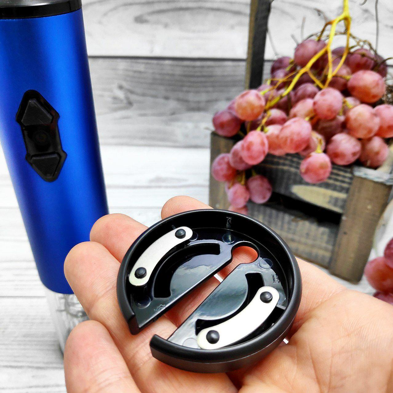 Электрический штопор для вина Majesty с круглым ножом для удаления фольги 23.5 см., Красный - фото 8 - id-p218061890