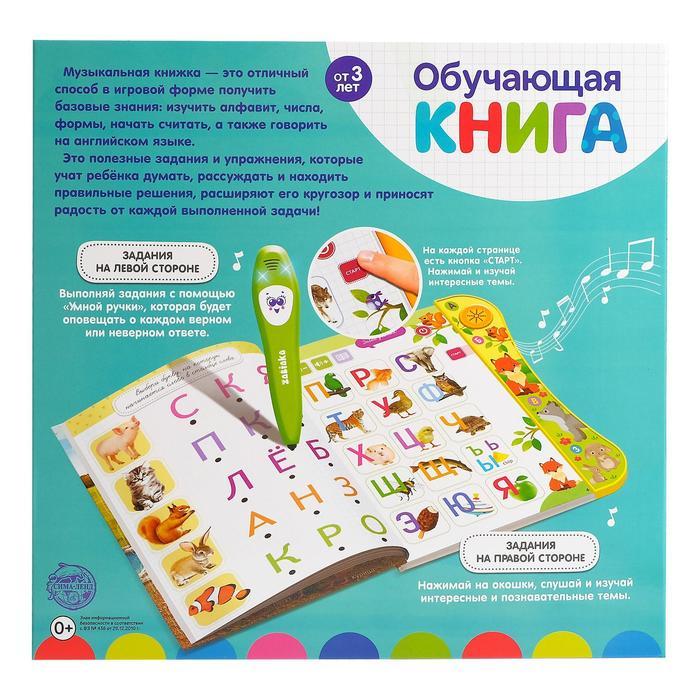 Обучающая игрушка «Интерактивная книга», с интерактивной ручкой, звук, свет - фото 8 - id-p218075711