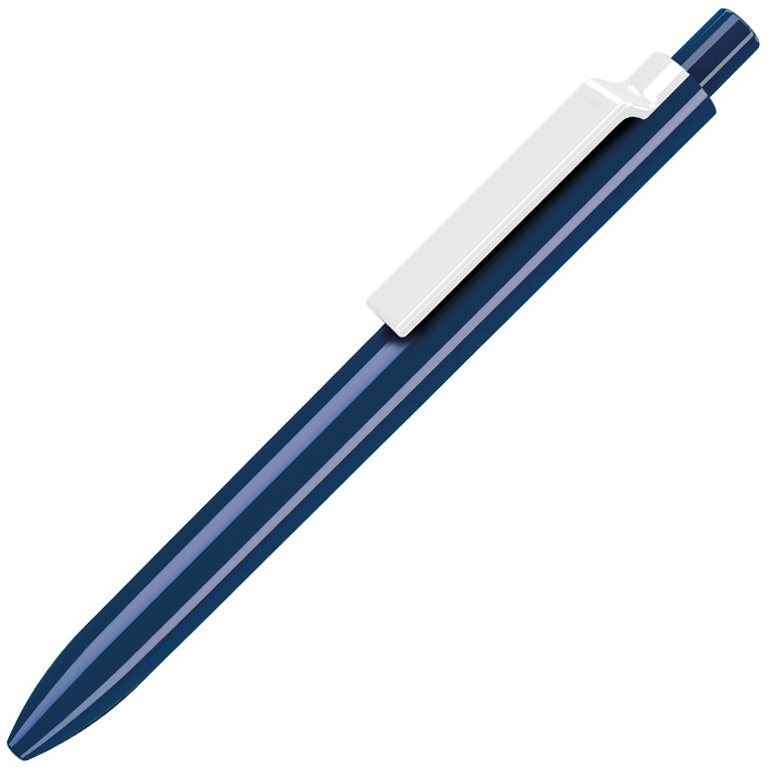 Ручка шариковая Eris, пластик, синий/белый - фото 1 - id-p218076942