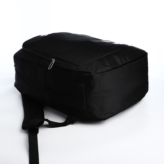 Рюкзак 35*18*50 см, отд на молнии, 2 н/кармана, 2 б/кармана, черный/серый - фото 3 - id-p218077277