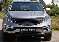 Решетка радиатора (4 поперечины) KIA Sportage 2010-2013