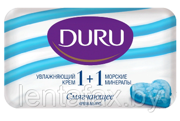 Крем-мыло «Duru» 1+1 морские минералы+увлажняющий крем, 80 г