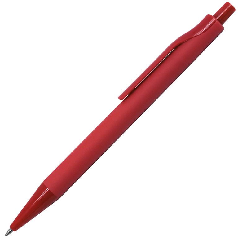 Ручка шариковая Monaco, пластик, софт тач, оранжевый - фото 2 - id-p218078097