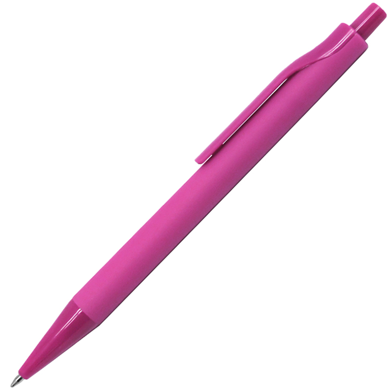 Ручка шариковая Monaco, пластик, софт тач, оранжевый - фото 4 - id-p218078097