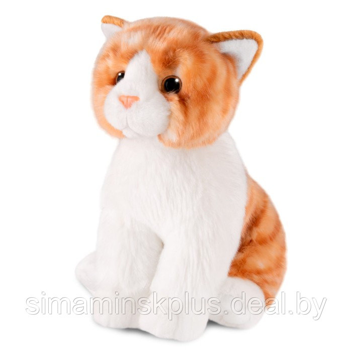 Мягкая игрушка "Котик рыжий полосатый" сидячий, 25 см ML-SO-130222-25-10 - фото 2 - id-p218078261