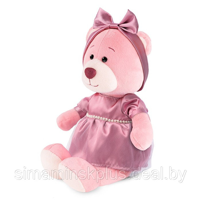 Мягкая игрушка "Мишка Молли в лиловом платье с бусинками", 21 см RM-M020-21 - фото 1 - id-p218078267