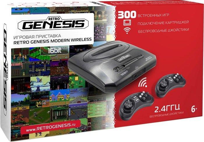 Игровая приставка Retro Genesis Modern Wireless (2 геймпада, 300 игр)