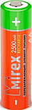 Аккумуляторы Mirex AA 2500mAh 4 шт HR6-25-E4, фото 2