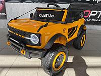 Детский электромобиль RiverToys K999AM (желтый) Полноприводный