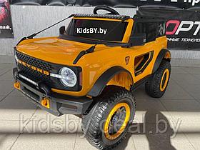 Детский электромобиль RiverToys K999AM (желтый) Полноприводный