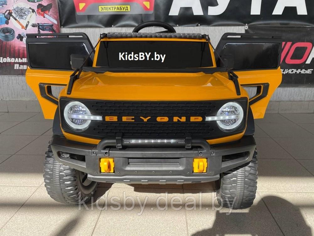 Детский электромобиль RiverToys K999AM (желтый) Полноприводный - фото 2 - id-p215599672
