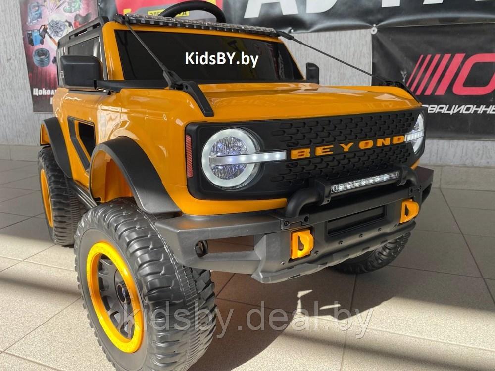 Детский электромобиль RiverToys K999AM (желтый) Полноприводный - фото 6 - id-p215599672