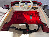 Детский электромобиль RiverToys М333БХ (красный глянец) Mercedes Лицензия Полный привод, фото 3