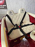 Детский электромобиль RiverToys М333БХ (красный глянец) Mercedes Лицензия Полный привод, фото 4
