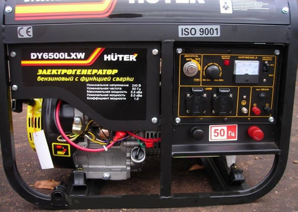 Бензиновый генератор Huter DY6500LXW, фото 2