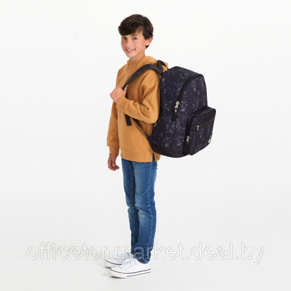 Рюкзак школьный Enso "West" L, коричневый - фото 7 - id-p218079988